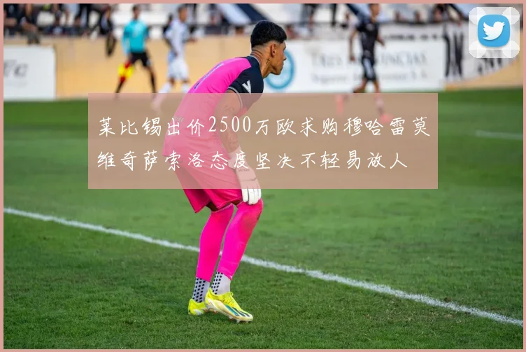 莱比锡出价2500万欧求购穆哈雷莫维奇萨索洛态度坚决不轻易放人